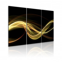 Canvas-taulu Artgeist A bright smoke on a black background, 40x60cm