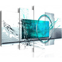 Canvas-taulu Artgeist Turquoise Expression, eri kokoja