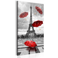 Canvas-taulu Artgeist Paris: Red Umbrellas, 60x120cm
