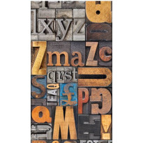 Tapetti Artgeist Verbal puzzle, 50x1000cm