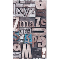 Tapetti Artgeist Scrabble, 50x1000cm