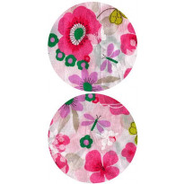 Tapetti Artgeist Pink meadow - circle, 50x1000cm
