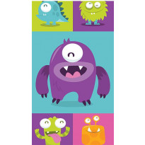 Tapetti Artgeist Lovely Monsters, 50x1000cm