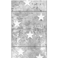 Tapetti Artgeist Stars On Concrete, 50x1000cm