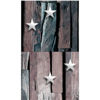 Tapetti Artgeist Stars on Wood, 50x1000cm