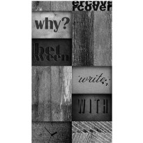 Tapetti Artgeist Mosaic of Words, 50x1000cm
