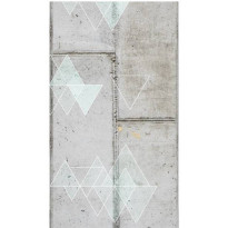 Tapetti Artgeist Concrete and Triangles, 50x1000cm