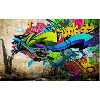 Sisustustarra Artgeist Funky - graffiti, eri kokoja