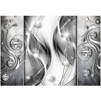 Sisustustarra Artgeist Diamonds in Silver, eri kokoja