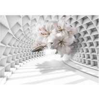 Sisustustarra Artgeist Flowers in the Tunnel, eri kokoja