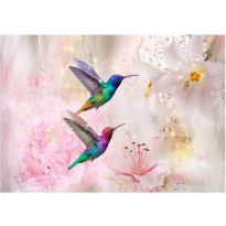Sisustustarra Artgeist Colourful Hummingbirds II, eri kokoja