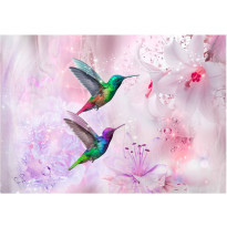 Sisustustarra Artgeist Colourful Hummingbirds, eri kokoja