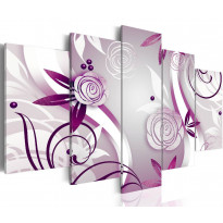 Canvas-taulu Artgeist Violet roses, eri kokoja