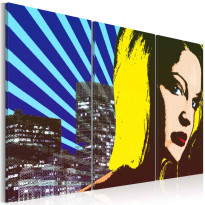 Canvas-taulu Artgeist City Girl, eri kokoja