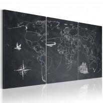 Canvas-taulu Artgeist Jalanjälkien jälkeen, eri kokoja