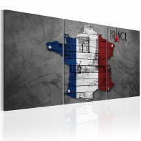 Canvas-taulu Artgeist All about France, eri kokoja