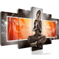 Canvas-taulu Artgeist Buddha and ornaments, eri kokoja