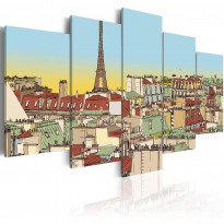 Canvas-taulu Artgeist Idyllic parisian picture, eri kokoja