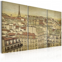 Canvas-taulu Artgeist Paris - the city of harmony, eri kokoja