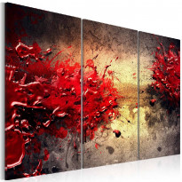 Canvas-taulu Artgeist Red splash, eri kokoja