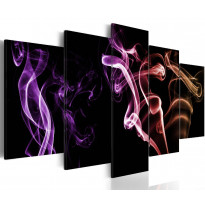 Canvas-taulu Artgeist Värilliset savut, 5-osainen, eri kokoja