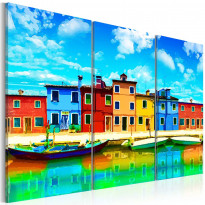Canvas-taulu Artgeist Sunny morning in Venice, eri kokoja