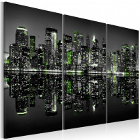 Canvas-taulu Artgeist Green New York, eri kokoja