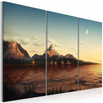 Canvas-taulu Artgeist Lämmin ilta vuorilla, eri kokoja