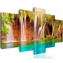 Canvas-taulu Artgeist Forest Waterfall II, eri kokoja