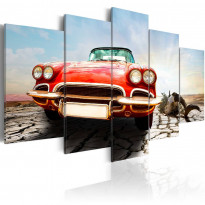 Canvas-taulu Artgeist Vintage - red dream, eri kokoja