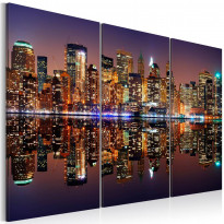Canvas-taulu Artgeist New York water reflection, eri kokoja