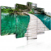 Canvas-taulu Artgeist Turquoise Lake II, eri kokoja
