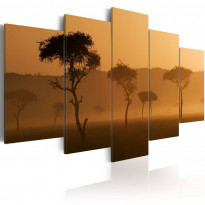 Canvas-taulu Artgeist Fog over a savannah, eri kokoja