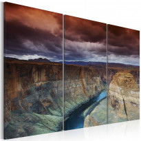Canvas-taulu Artgeist Clouds over the Grand Canion in Colorado, eri kokoja