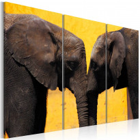 Canvas-taulu Artgeist Elephant kiss, eri kokoja