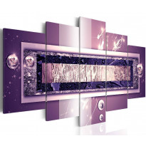 Canvas-taulu Artgeist Purple cascade, eri kokoja