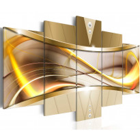 Canvas-taulu Artgeist Yellow improvisation, eri kokoja