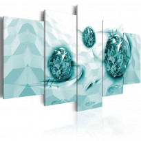 Canvas-taulu Artgeist Embedded In Turquoise, eri kokoja