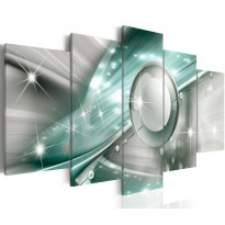 Canvas-taulu Artgeist Light-Blue Flame, eri kokoja