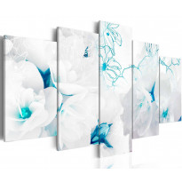 Canvas-taulu Artgeist Turquoise threads, eri kokoja