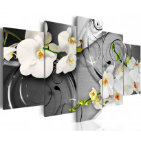 Canvas-taulu Artgeist Milky orchids, eri kokoja