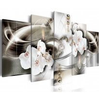 Canvas-taulu Artgeist Orchids among the waves of gold, eri kokoja