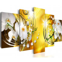 Canvas-taulu Artgeist Yellow Admiration, eri kokoja
