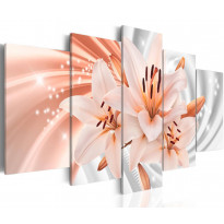 Canvas-taulu Artgeist Coral Lilies, eri kokoja