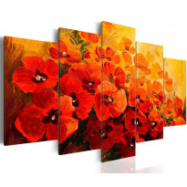 Canvas-taulu Artgeist Land of Poppies, eri kokoja