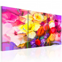 Canvas-taulu Artgeist Rainbow Bouquet, eri kokoja