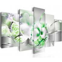 Canvas-taulu Artgeist Emerald Bouquet, eri kokoja
