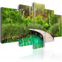 Canvas-taulu Artgeist Emerald Trail, eri kokoja