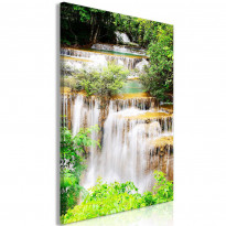 Canvas-taulu Artgeist Paradise Waterfall, 1-osainen, pystysuuntainen, eri kokoja