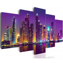 Canvas-taulu Artgeist Purple Nights, eri kokoja